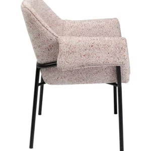 KARE Design Cadeira com braços Bess Beige Flitter Clearance