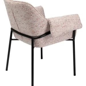 KARE Design Cadeira com braços Bess Beige Flitter Clearance