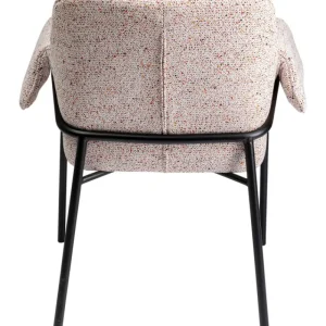 KARE Design Cadeira com braços Bess Beige Flitter Clearance