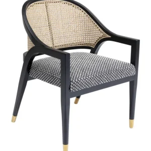 KARE Design Cadeira com braços Raja Castanho New