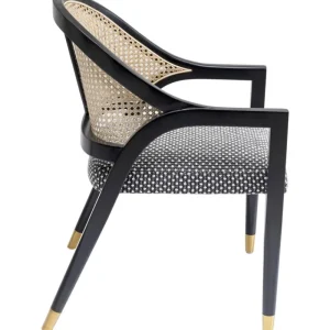 KARE Design Cadeira com braços Raja Castanho New