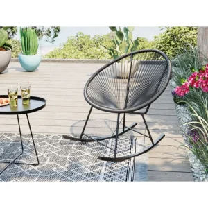 KARE Design Cadeira de balouço Acapulco Black Clearance