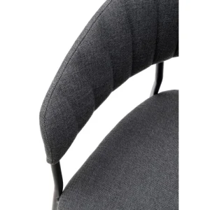 KARE Design Cadeira de braço Belle Antracite (Conjunto de 2) Fashion