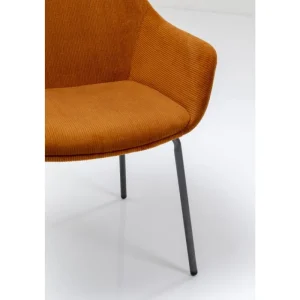 KARE Design Cadeira de braços Avignon Laranja Discount