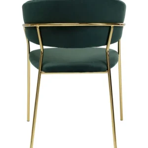 KARE Design Cadeira de braços Belle em Veludo Verde (Conjunto de 2) Outlet