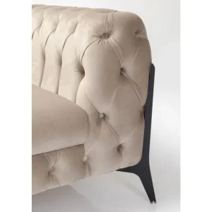 KARE Design Cadeira de braços Bellissima Velvet Beige New