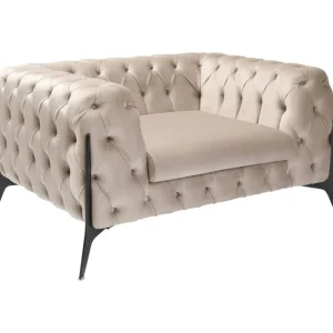 KARE Design Cadeira de braços Bellissima Velvet Beige New