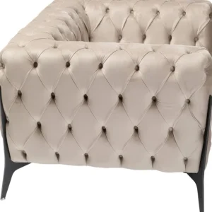 KARE Design Cadeira de braços Bellissima Velvet Beige New