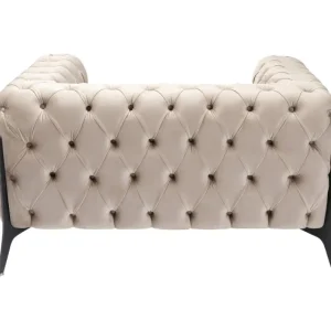 KARE Design Cadeira de braços Bellissima Velvet Beige New