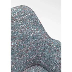 KARE Design Cadeira de braços Bess Grey Flitter Outlet