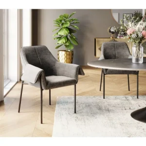 KARE Design Cadeira de braços Bess Grey Discount