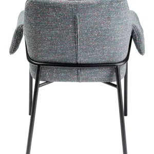 KARE Design Cadeira de braços Bess Grey Flitter Outlet