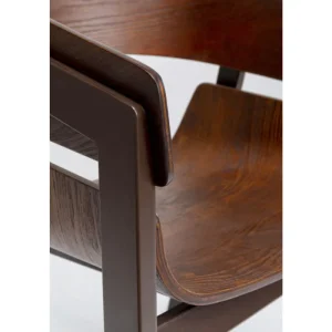 KARE Design Cadeira de braços Biarritz Castanho New