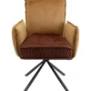 KARE Design Cadeira de braços Chelsea Castanha Hot