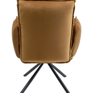 KARE Design Cadeira de braços Chelsea Castanha Hot