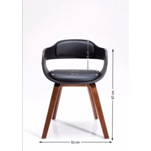 KARE Design Cadeira de braços Costa Walnut New