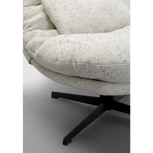 KARE Design Cadeira de braços giratória e apoio para os pés Columbia Discount