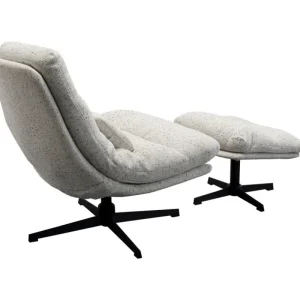 KARE Design Cadeira de braços giratória e apoio para os pés Columbia Discount