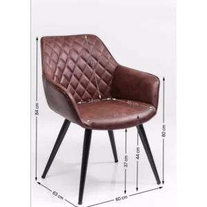 KARE Design Cadeira de braços Harry Best