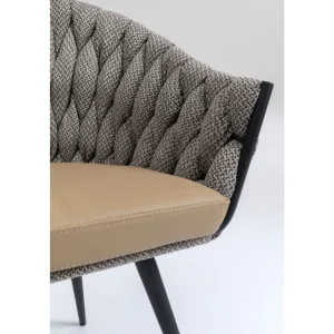 KARE Design Cadeira de braços Knot Tweed Discount