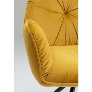 KARE Design Cadeira de braços Mila Amarela Best