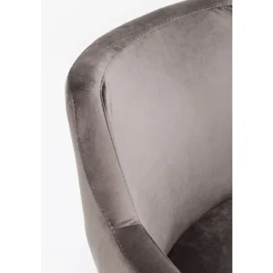 KARE Design Cadeira de braços Mode em veludo Cinzento Sale