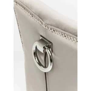 KARE Design Cadeira de braços Prince em veludo Cinzento Clearance