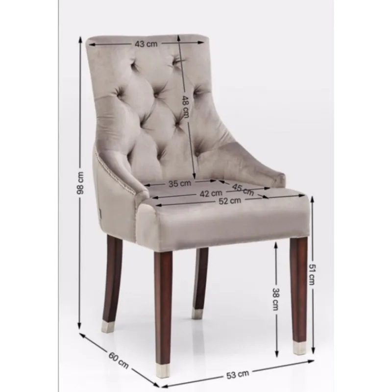 cadeira_de_braos_prince_e_4.webp KARE Design Cadeira de braços Prince em veludo Cinzento Clearance