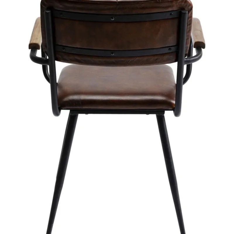 cadeira_de_braos_salsa_le_7.webp KARE Design Cadeira de braços Salsa Leather Brown Clearance