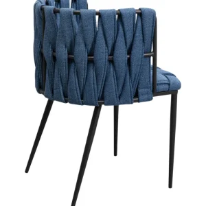 KARE Design Cadeira de braços Saluti Azul Online