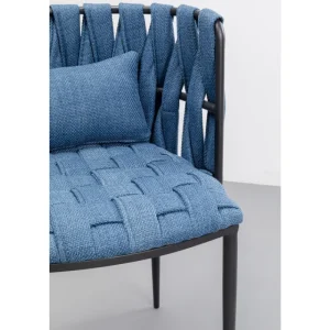 KARE Design Cadeira de braços Saluti Azul Online