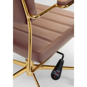 KARE Design Cadeira de Escritório Dottore Castanho Best