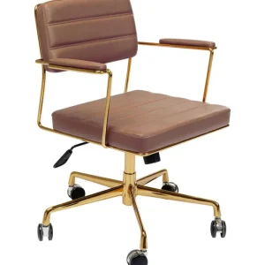 KARE Design Cadeira de Escritório Dottore Castanho Best