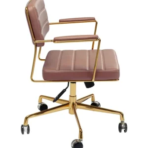 KARE Design Cadeira de Escritório Dottore Castanho Best