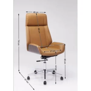 KARE Design Cadeira de Escritório High Bossy Hot