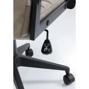 KARE Design Cadeira de Escritório Labora High Pebble Hot