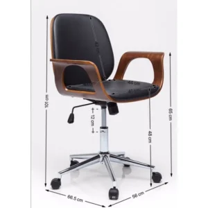KARE Design Cadeira de Escritório Patron Walnut Sale