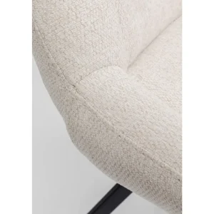 KARE Design Cadeira giratória Baron Cream Best