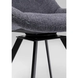 KARE Design Cadeira Giratória Baron Grey Discount