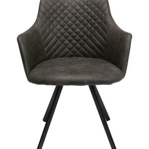 KARE Design Cadeira giratória Coco antracite Fashion