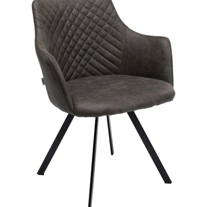 cadeira_giratria_coco_ant_4.webp KARE Design Cadeira giratória Coco antracite Fashion