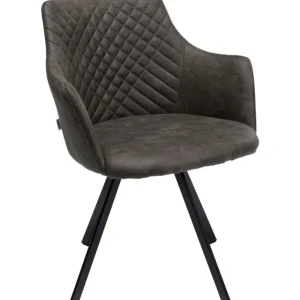 KARE Design Cadeira giratória Coco antracite Fashion