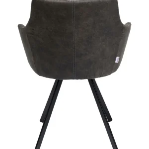 KARE Design Cadeira giratória Coco antracite Fashion