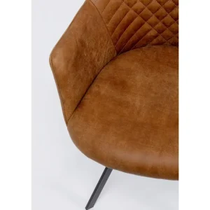 KARE Design Cadeira giratória Coco Brown Hot