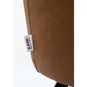 KARE Design Cadeira giratória Coco Brown Hot