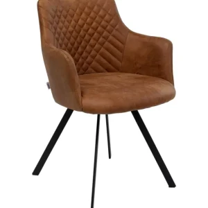 KARE Design Cadeira giratória Coco Brown Hot