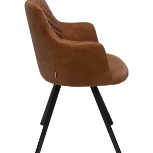 KARE Design Cadeira giratória Coco Brown Hot