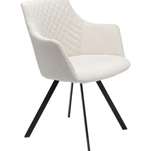 KARE Design Cadeira Giratória Coco Creme Outlet