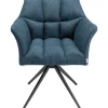 KARE Design Cadeira giratória Thinktank azul Discount