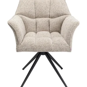 KARE Design Cadeira giratória Thinktank creme Sale